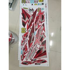 Tem Rời Honda Winner X Dán Xe Đỏ - Ms Q-30306  - Decal In Chất Lượng