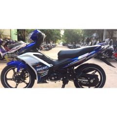 Tem Rời Yamaha Exciter 135 Logo Ducati Trắng Xanh Gp