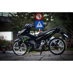Tem Rời Dán Xe Winner X Mẫu Chữ RS Xanh Lá Đen Cực Chất, Hàng 3 Lớp Chất Lượng Cao Quyen Decal