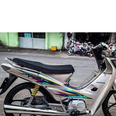 [FreeShip] [Ảnh thật] Tem rời CROM Wave - Mẫu Supra 110 xanh nổi bật - Chuẩn From cực đẹp Quyen Decal