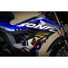 Tem Rời Dán Xe Sonic 150 Mẫu Zin Xanh Đen 150R Cực Đẹp, Hàng 3 Lớp Chất Lượng Cao Quyen Decal