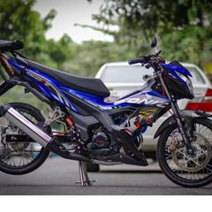Tem Rời Dán Xe Sonic 150 Mẫu Zin Xanh Đen 150R Cực Đẹp, Hàng 3 Lớp Chất Lượng Cao Quyen Decal
