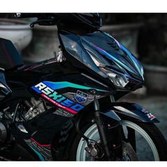 [FreeShip] TEM RỜI mẫu RSX150 màu titan cho Winner X đen - tem cao cấp không bay màu Quyen Decal