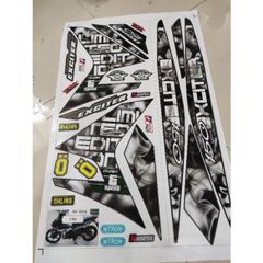 Tem Rời Yamaha Exciter 150 Limited Đen  - Decal In Chất Lượng