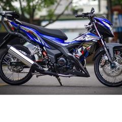 Tem Rời Dán Xe Sonic 150 Mẫu Zin Xanh Đen 150R Cực Đẹp, Hàng 3 Lớp Chất Lượng Cao Quyen Decal