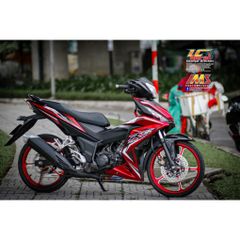 Tem Rời Dán Xe Winner 150 V1 Mẫu Đỏ Đen Trắng Chữ RS Cực Hot, Hàng 3 Lớp Chất Lượng Cao Không Bay Màu Quyen Decal