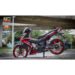 Tem Rời Dán Xe Winner 150 V1 Mẫu Đỏ Đen Trắng Chữ RS Cực Hot, Hàng 3 Lớp Chất Lượng Cao Không Bay Màu Quyen Decal