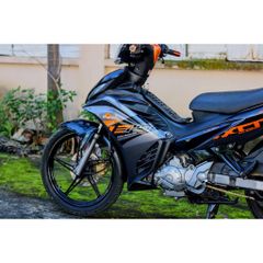 Tem Rời Dán Xe Exciter 135 Mẫu RC Xám Cam Cực Đẹp, Hàng 3 Lớp Chất Lượng Cao Quyen Decal
