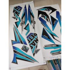 Tem Rời Winner X V3 Pertronas Xám  - Decal In Chất Lượng