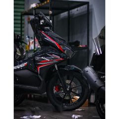 tem rời ab 125 2016 -2019 đỏ đen mẫu mới 2024 - Decal Cao Cấp Nhất