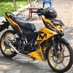 Tem Rời Honda Winner Movistar Vàng Đen  - Decal In Chất Lượng
