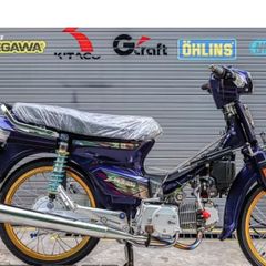 Tem Rời Dán Xe Dream Mẫu Zin Cánh Chim Xanh Tím Cực Đẹp, Hàng 3 Lớp Chất Lượng Cao Quyen Decal