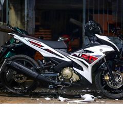 Tem Rời Yamaha Exciter 150 2021 Trắng Đỏ  - Decal In Chất Lượng