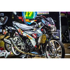 Tem Rời Satria F150 - Tặng Logo Ver 13