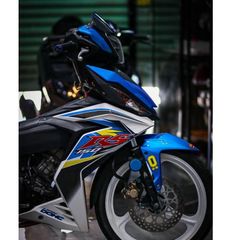 [FreeShip] [Ảnh thật] Tem rời Winner V1 - Mẫu RS150R xanh trắng nổi bật - Chuẩn From cực đẹp Quyen Decal