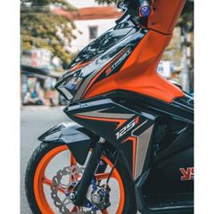 Tem Rời Dán Xe Air Blade 2016 Mẫu Zin Cam Đen Cực Chất, Hàng 3 Lớp Chất Lượng Cao Quyen Decal