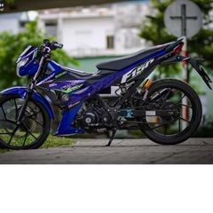 Tem Rời Dán Xe Raider FI Mẫu 2020 Xanh Đen Xanh Lá Cực Đẹp, Hàng 3 Lớp Chất Lượng Cao Quyen Decal