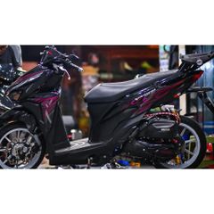 Tem Rời Dán Xe Vario 2018 Mẫu Lửa Tim Đen Cực Hot , Tem Cao Cấp 3 Lớp Không Bay Màu 1 2