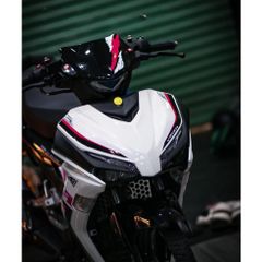 tem rời exciter 155 trắng hồng đẹp cover mẫu ( HÓT ) 2023 , tem 3 lớp bền màu - Decal Cao Cấp Nhất