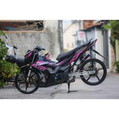 Tem rời Sonic 150 lửa đen hồng, in sắc nét, 3 lớp không phai màu CM00113 1 2