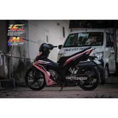 [FreeShip] [Ảnh thật] Tem rời Winner V1 chỉ đen đỏ - Mẫu RS150R Quyen Decal