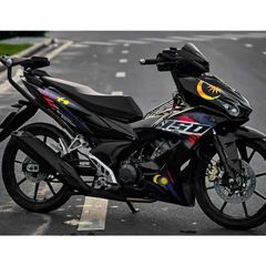 Tem Rời Winner X In Cờ Malaysia Đen  - Decal In Chất Lượng