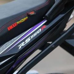 [Siêu Sale] [Ảnh thật] Tem rời Winner V1 mẫu RS 150 tím dán xe đen - mẫu mới 2023 Quyen Decal