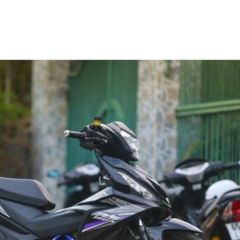 [Siêu Sale] [Ảnh thật] Tem rời Winner V1 mẫu RS 150 tím dán xe đen - mẫu mới 2023 Quyen Decal