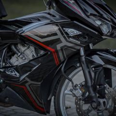 Tem Rời Dán Xe Winner X Mẫu Xám Đỏ Đen Cực Đẹp, Hàng 3 Lớp Chất Lượng Cao Quyen Decal