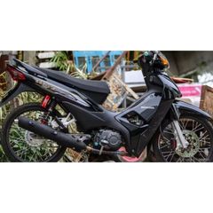 Tem Rời Honda Wave Anpha 110 Dán Xe Đen  - Decal In Chất Lượng
