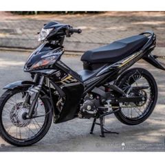Tem Rời Exciter Crypton Đời 2006-2010 Dán Xe Đen  - Decal In Chất Lượng