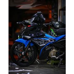 Tem rời Exciter 150 mẫu MX King 2019 phối đen xanh dương, in sắc nét, 3 lớp không phai màu CM00013 1 2