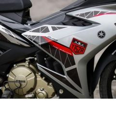 Tem Exciter 150 Xám Đỏ Đen - Tem Siêu Chất  - Decal In Chất Lượng