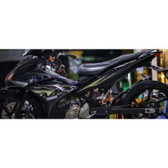 Tem Rời Dán Xe Exciter 150 Mẫu Chữ MX King Đen Đồng Đơn Giản , Tem Cao Cấp 3 Lớp Không Bay Màu 1 2