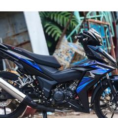 Tem Rời Dán Xe Winner V1 Mẫu Zin Xanh Đen Cực Đẹp, Hàng 3 Lớp Chất Lượng Cao Quyen Decal