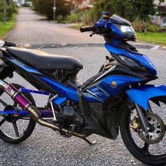 Tem Rời Ex 135 Lc Dán Xe Xanh Gp  - Decal In Chất Lượng