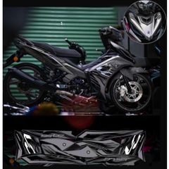 Tem rời exciter 135 LC xe Full Bạc phối nhiều màu