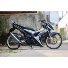 Tem rời Sonic 150 đen trắng vàng, in sắc nét, 3 lớp không phai màu CM00146 1 2