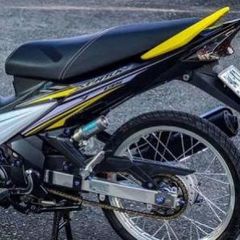 Tem Rời Ex Nhỏ 2006-2010 Spark Rx Dán Xe Vàng Bụng Đen  - Decal In Chất Lượng