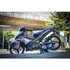 [FreeShip] TEM RỜI mẫu LC đen trắng cho Exciter 135 xám - tem 3 lớp in sắc nét không bay màu Quyen Decal