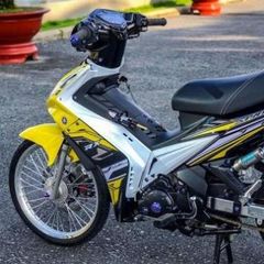Tem Rời Ex Nhỏ 2006-2010 Spark Rx Dán Xe Vàng Bụng Đen  - Decal In Chất Lượng