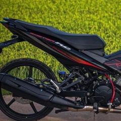 Tem Rời Exciter RC 150 Đen  - Decal In Chất Lượng