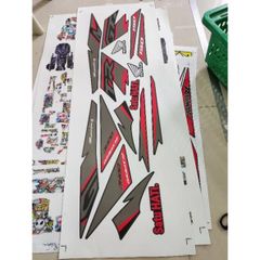 Tem Rời Winner V1 GTR Indo Đỏ Đen  - Decal In Chất Lượng