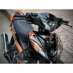 [FreeShip] [Ảnh thật] Tem rời Exciter 2010 - Mẫu sọc cam đen nổi bật - Chuẩn From cực đẹp Quyen Decal