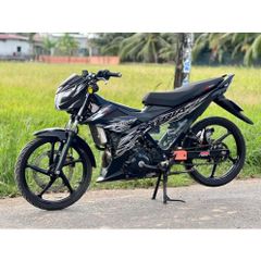tem rời satria lửa trắng đen mẫu ( HÓT ) 2023 , tem 3 lớp bền màu - Decal Cao Cấp Nhất