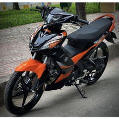 [FreeShip] [Ảnh thật] Tem rời Exciter 2010 - Mẫu sọc cam đen nổi bật - Chuẩn From cực đẹp Quyen Decal