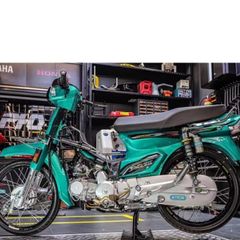 Tem Rời Dán Xe Dream Mẫu Super Dream Xanh Ngọc Cực Đẹp, Hàng 3 Lớp Chất Lượng Cao Quyen Decal
