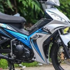 [Giá hủy diệt] Tem rời Exciter 135 mẫu Jupiter MX bạc xanh đen siêu ngầu- tem cao cấp không bay màu Cao Cấp