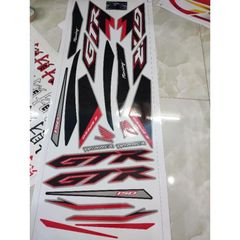 Tem Rời Winner Gtr V1 Xám Lông Chuột  - Decal In Chất Lượng