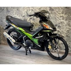Tem Rời Dán Xe Exciter 2009 Mẫu Spark 135 Xanh Lá Đen Cực Đẹp, Tem Cao Cấp Quyen Decal
